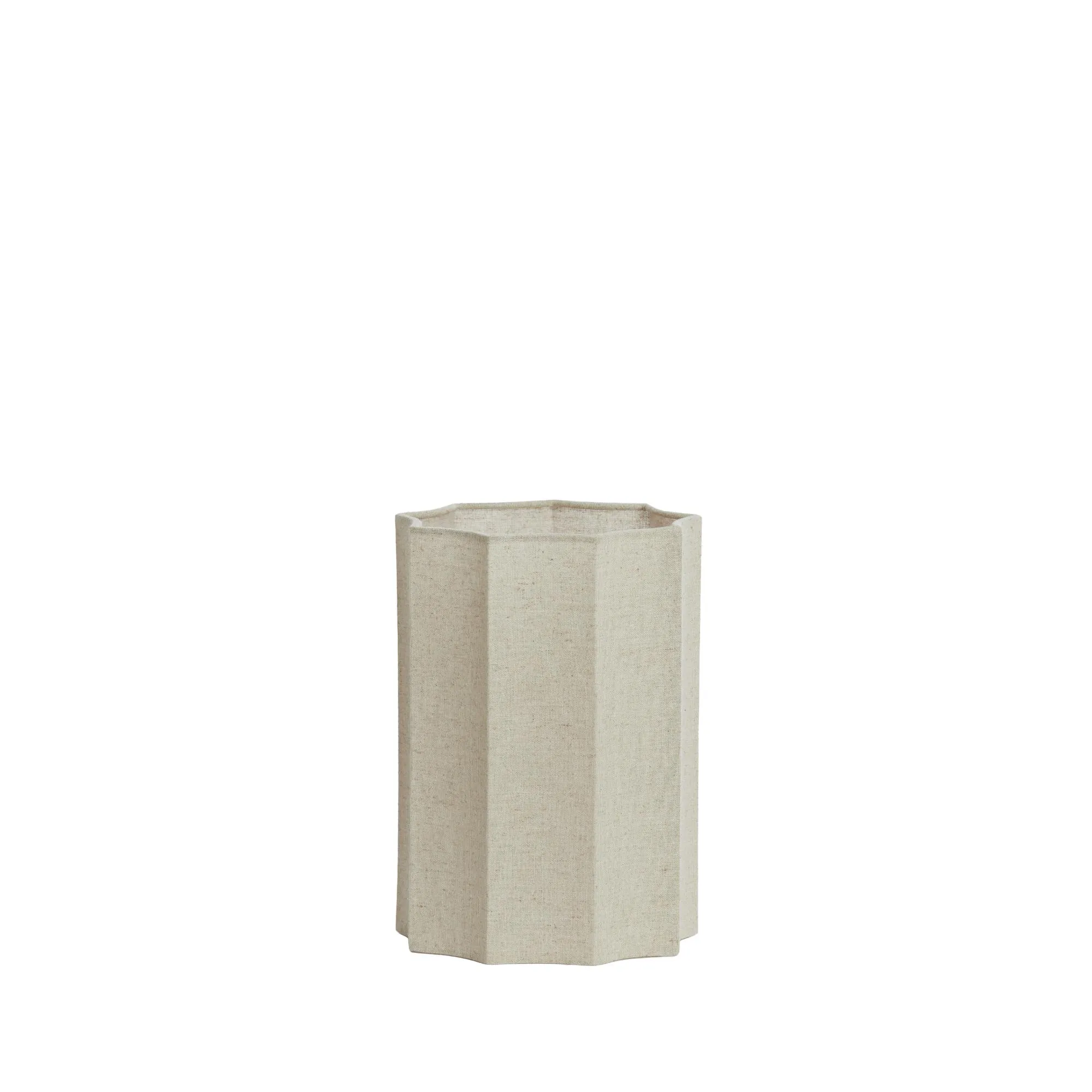 Abat-jour haut beige plissé Light & Living Disli