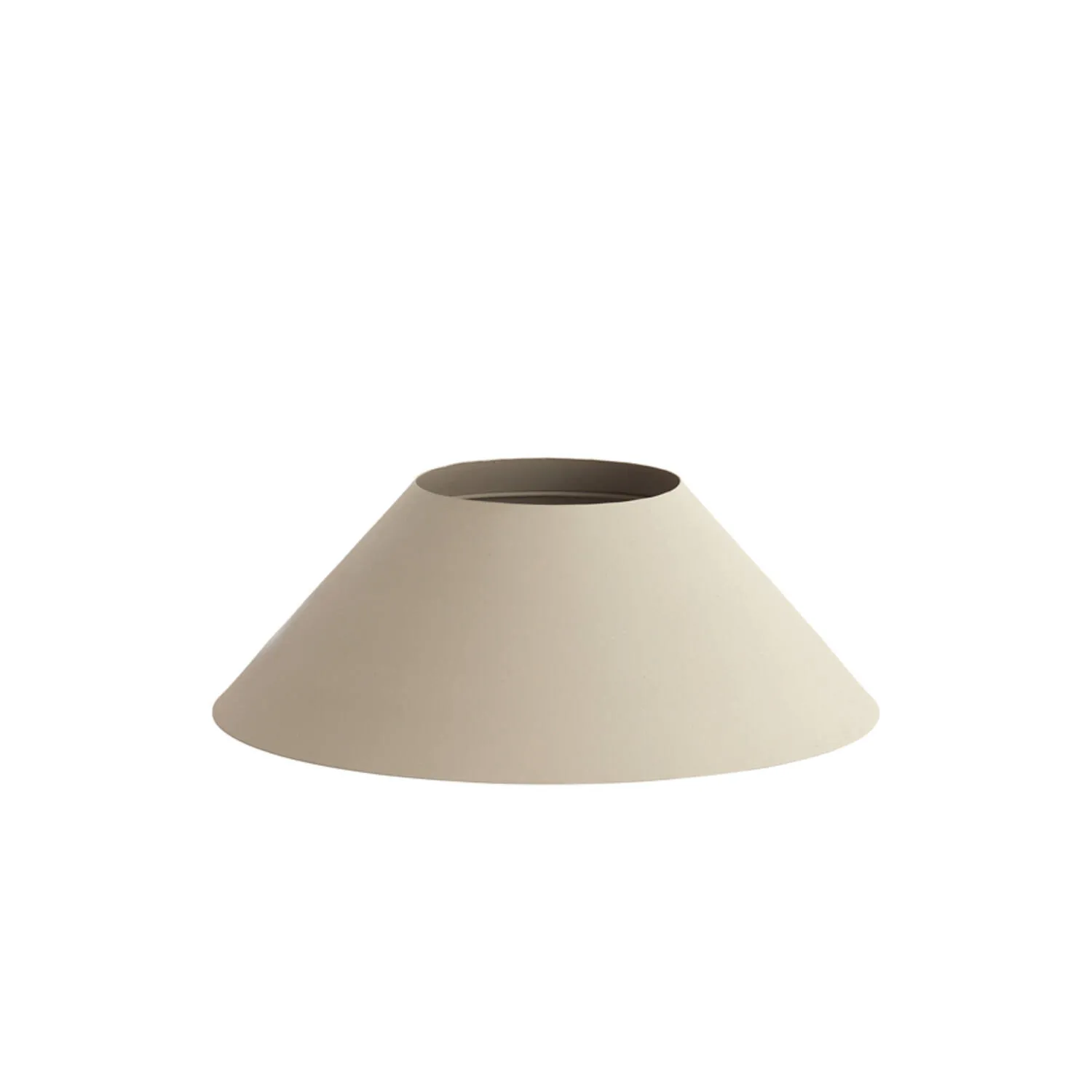 Abat-jour conique couleur crème Light & Living Kluang – Ø 48 cm