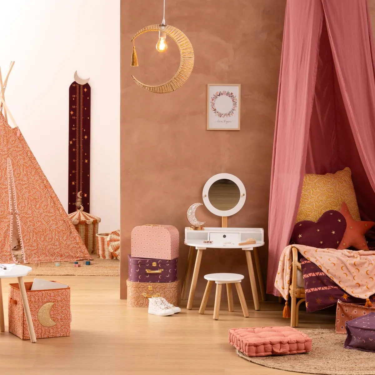 Parure de lit enfant imprimée "Bella"