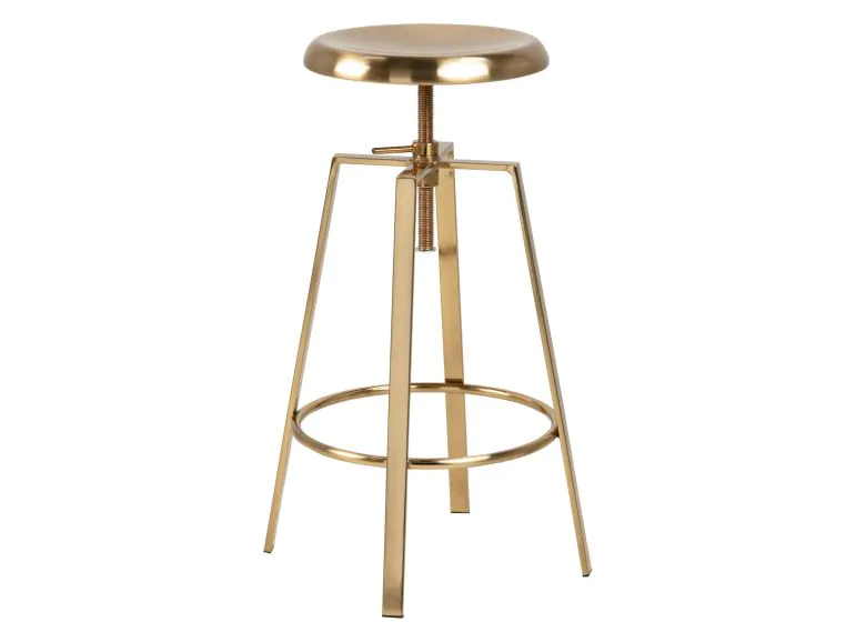 Tabouret de bar GOOSY doré