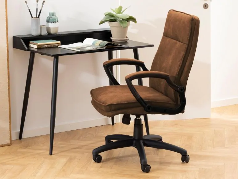 Chaise de bureau ANGELINA brun