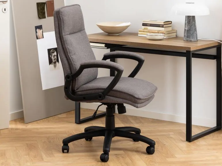 Chaise de bureau ANGELINA gris clair