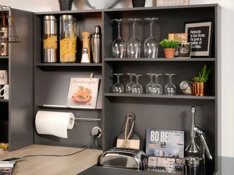 Étagère de cuisine MOUSSAKA gris