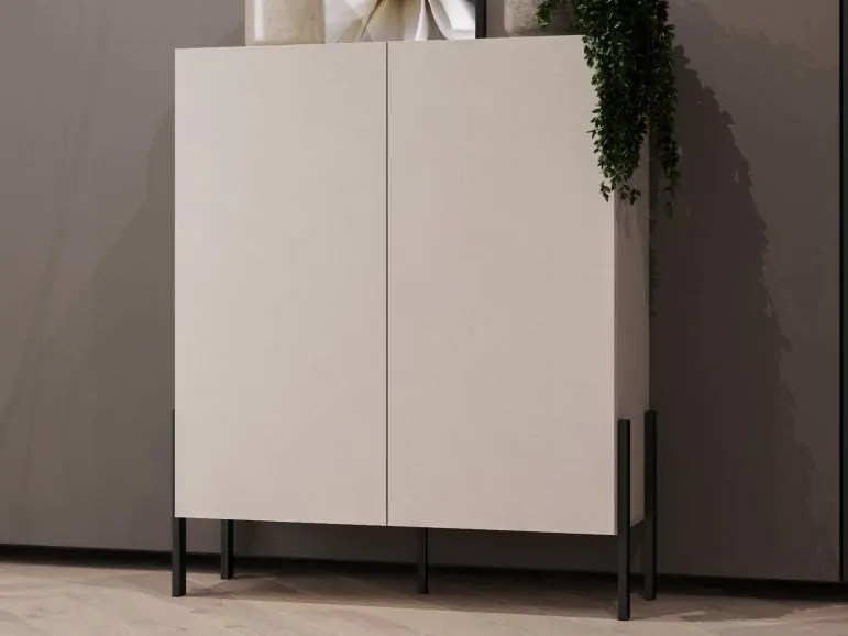 Armoire JUKAMI 2 portes cachemire