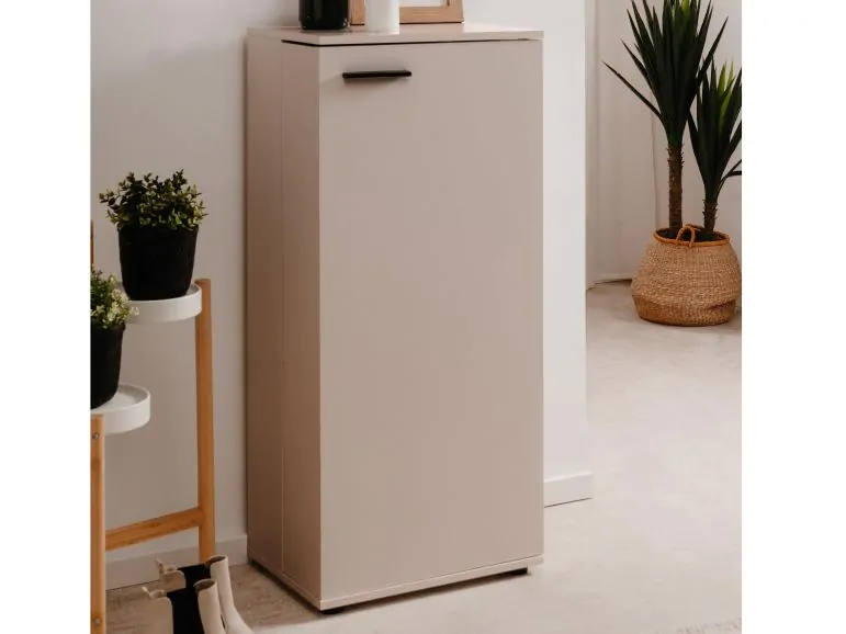 Meuble à chaussures SATOZA 1 porte beige
