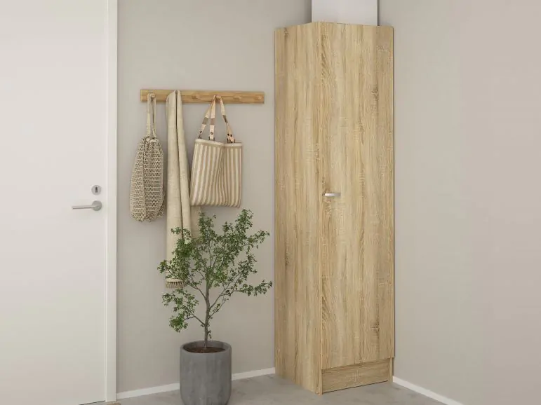 Armoire FOCAMI 1 porte chêne