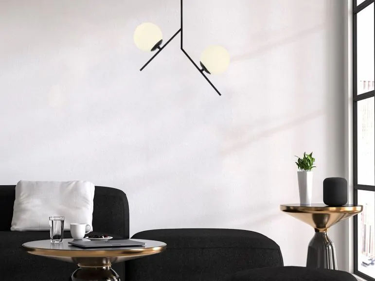 Suspension LUSAKA 2 portes noir