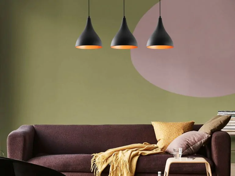 Suspension BERCHEM 3 lampes noir