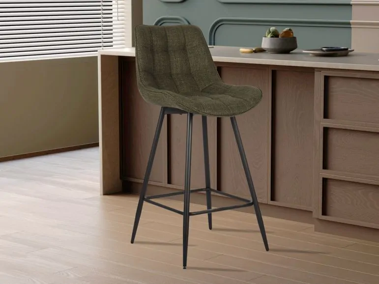 Tabouret de bar ARIBO vert