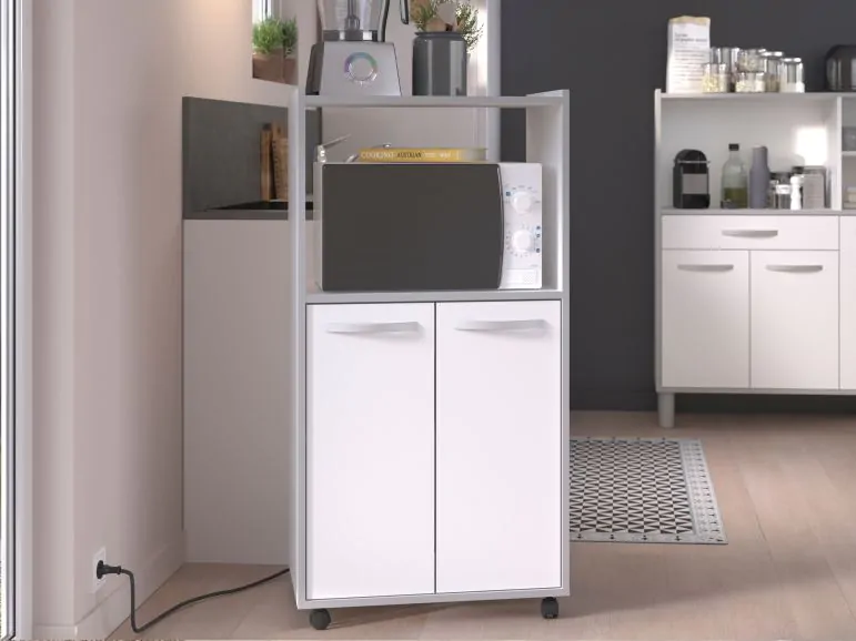 Desserte IZA DELUXE 2 portes blanc