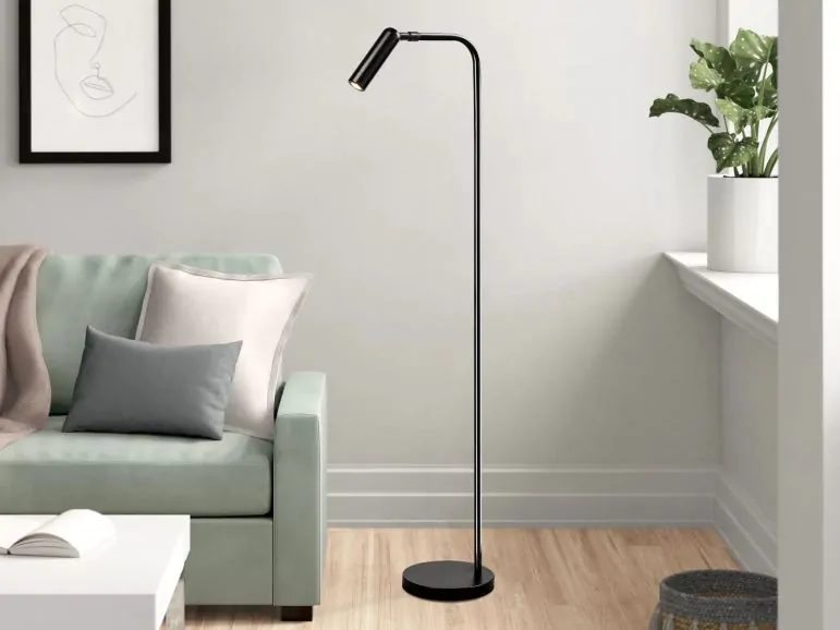 Lampadaire CASORIA 1 lampe noir