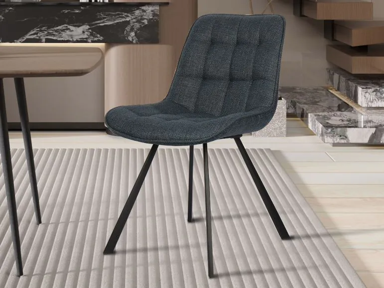 Chaise AREEBA bleu foncé