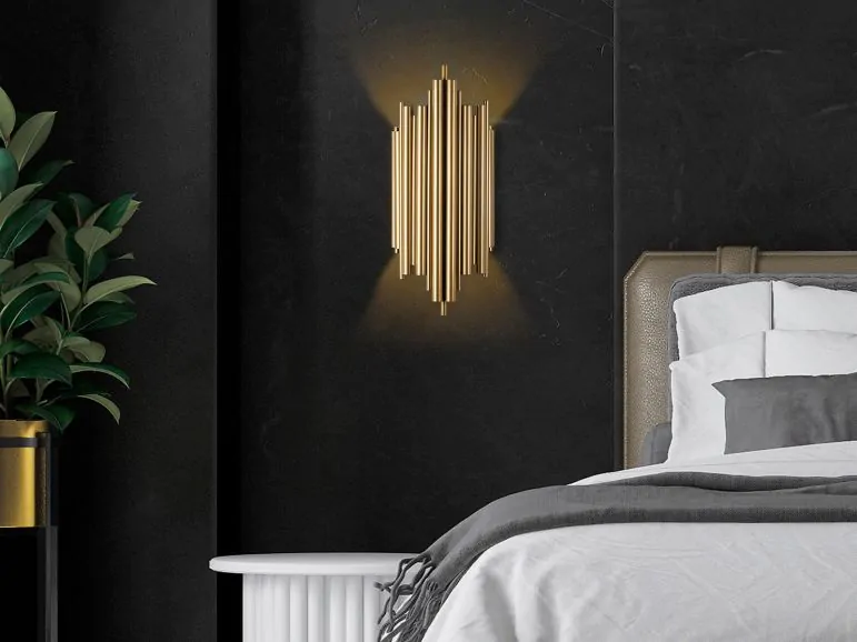 Applique murale ZANELLO 1 lampe doré