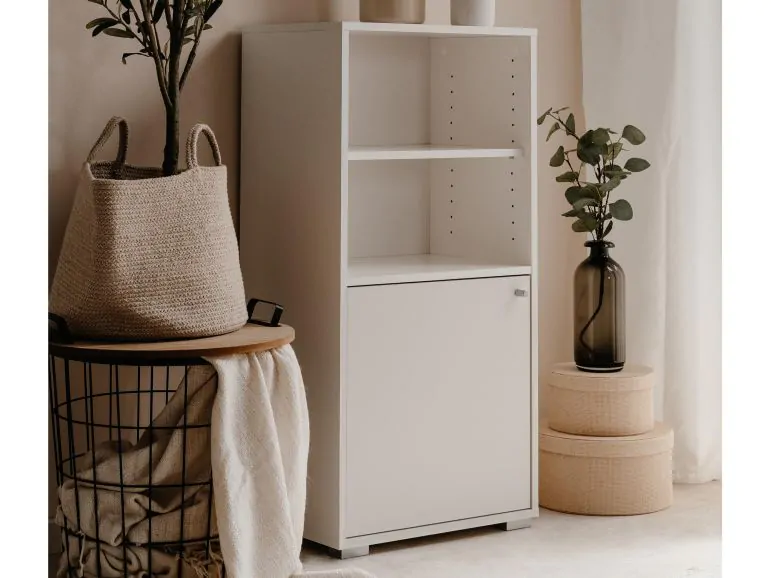 Armoire de bureau FINNET 1 porte blanc