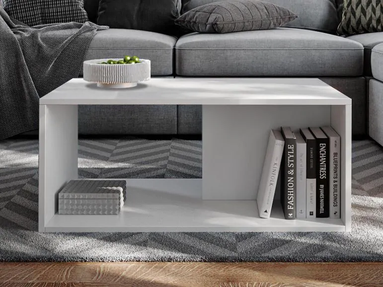 Table basse KINGSTON blanc