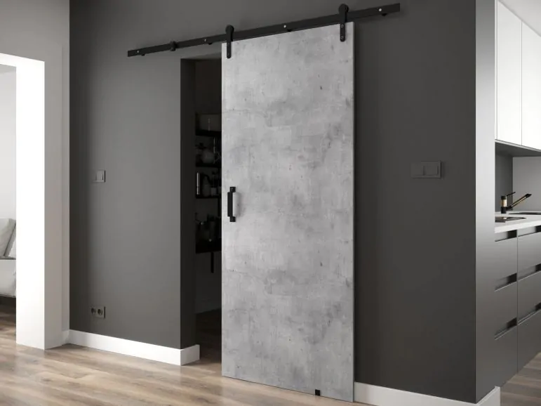 Porte coulissante PIXAL béton