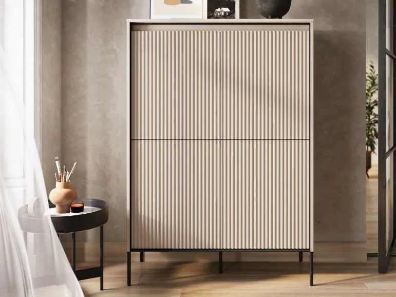 Armoire TRAINING 4 portes sable