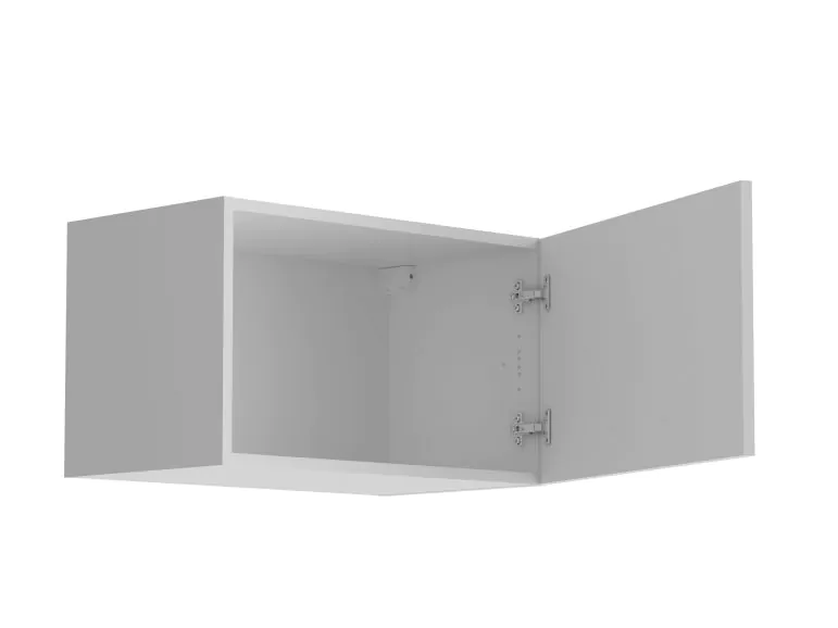 Meuble haut horizontale ECOTIC 1 porte blanc