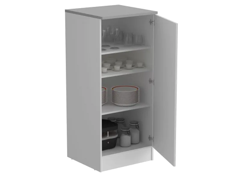 Demi-colonne ECOTIC 1 porte blanc