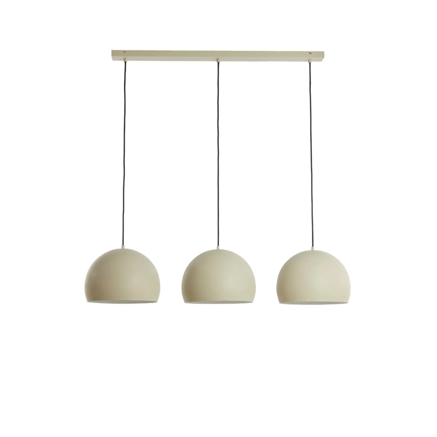 Ensemble de suspensions demi-sphériques Light & Living Jaicey – l. 120 cm