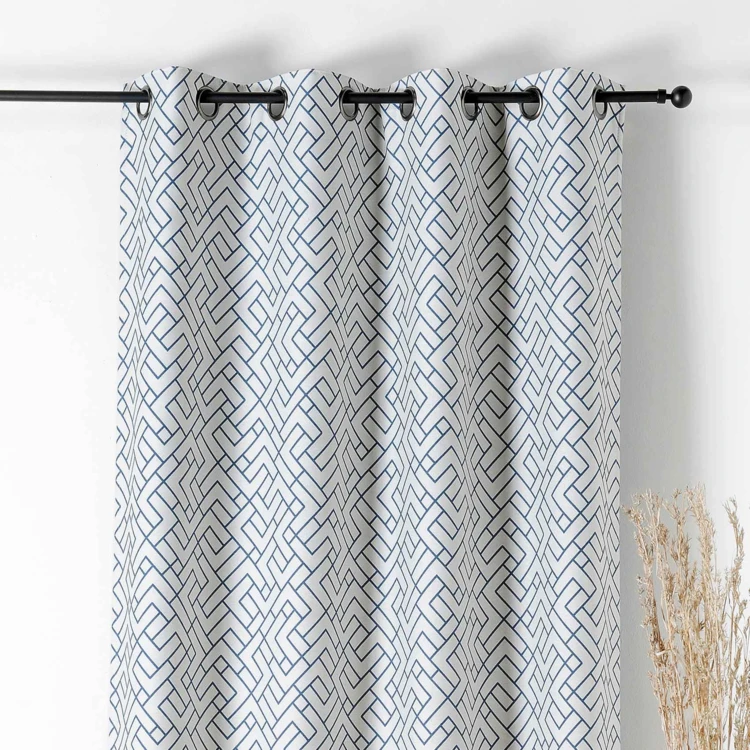 Rideau thermique imprimé graphique