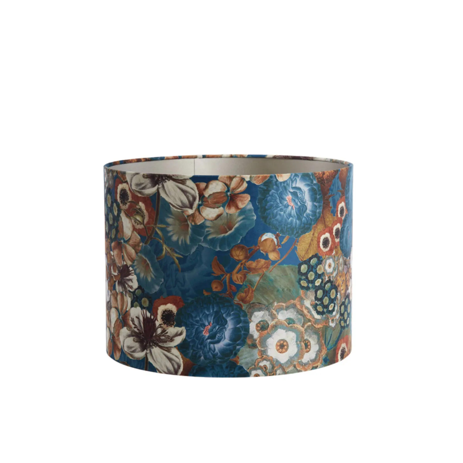 Abat-jour à motif fleuri cylindrique Light & Living Bloom – Ø 40 cm