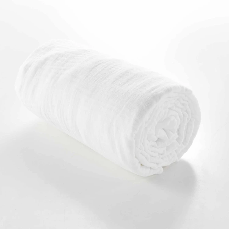 Drap Housse en gaze de coton