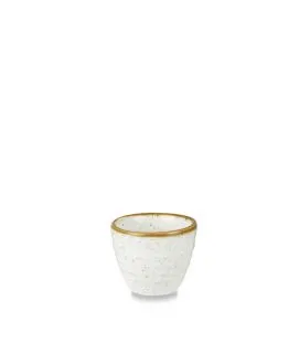 Pot à sauce rond barley white porcelaine vitrifiée Ø 5 cm Stonecast Churchill