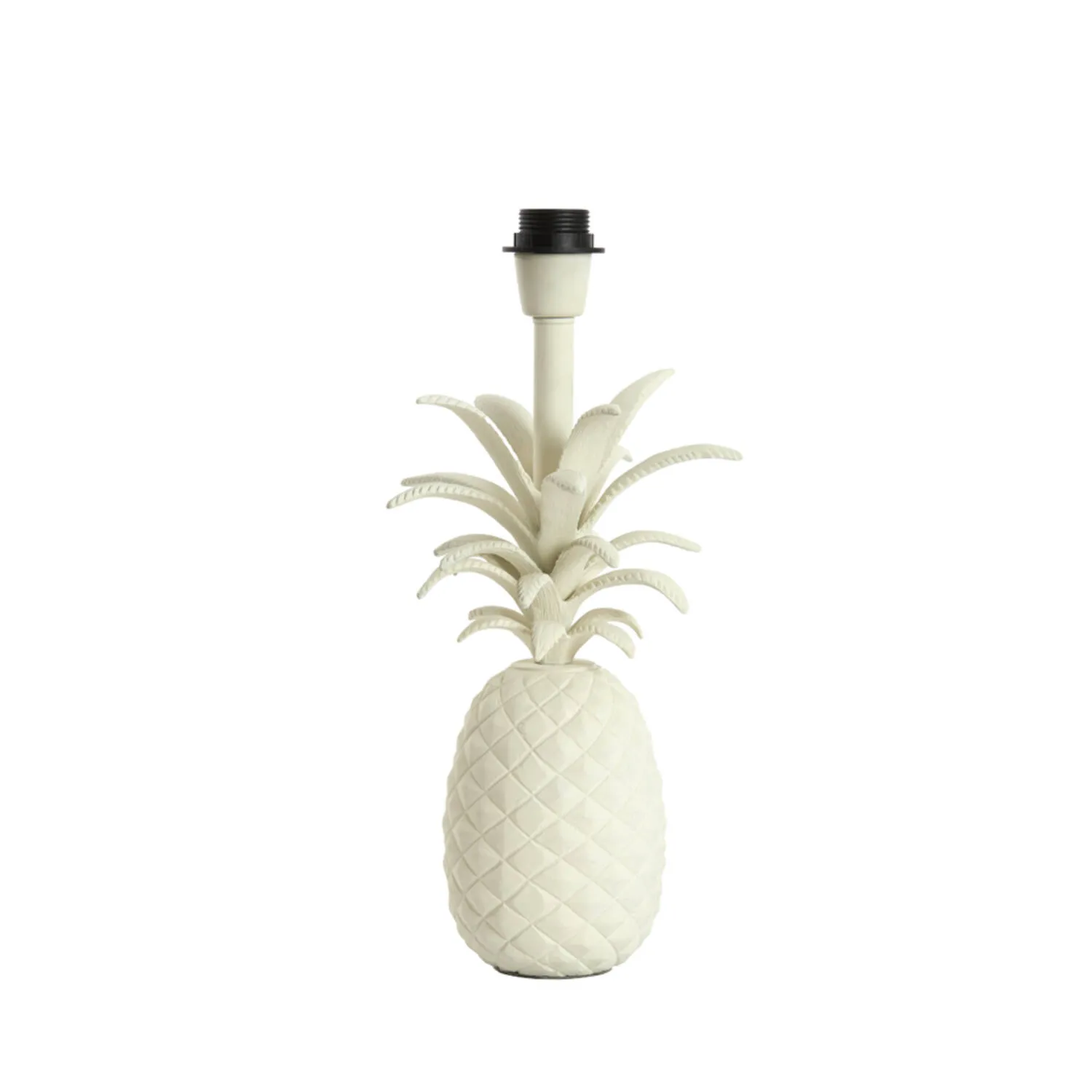Piedestal de lampe en forme d’ananas blanc Light & Living Pineapple – H. 37 cm