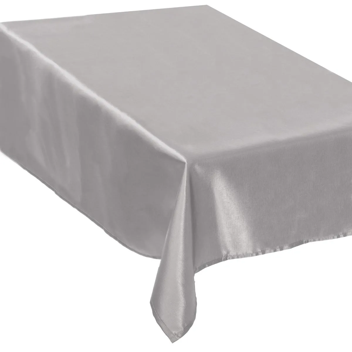 NAPPE SATIN ARGENT 140X360CM