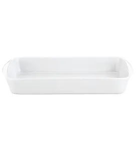Plat rectangulaire blanc porcelaine culinaire 32x17,3 cm Pillivuyt