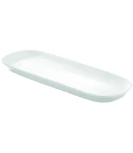 Plat rectangulaire blanc porcelaine culinaire 53 cm Pillivuyt