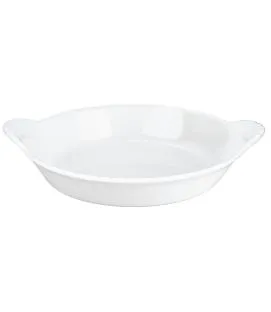 Plat rond blanc porcelaine culinaire Ø 13 cm Pillivuyt