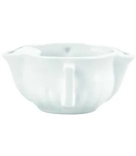 Saucière ovale blanc porcelaine culinaire 15,7 cm Pillivuyt