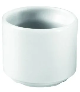 Coquetier rond blanc porcelaine culinaire Ø 4,8 cm Europe Pillivuyt