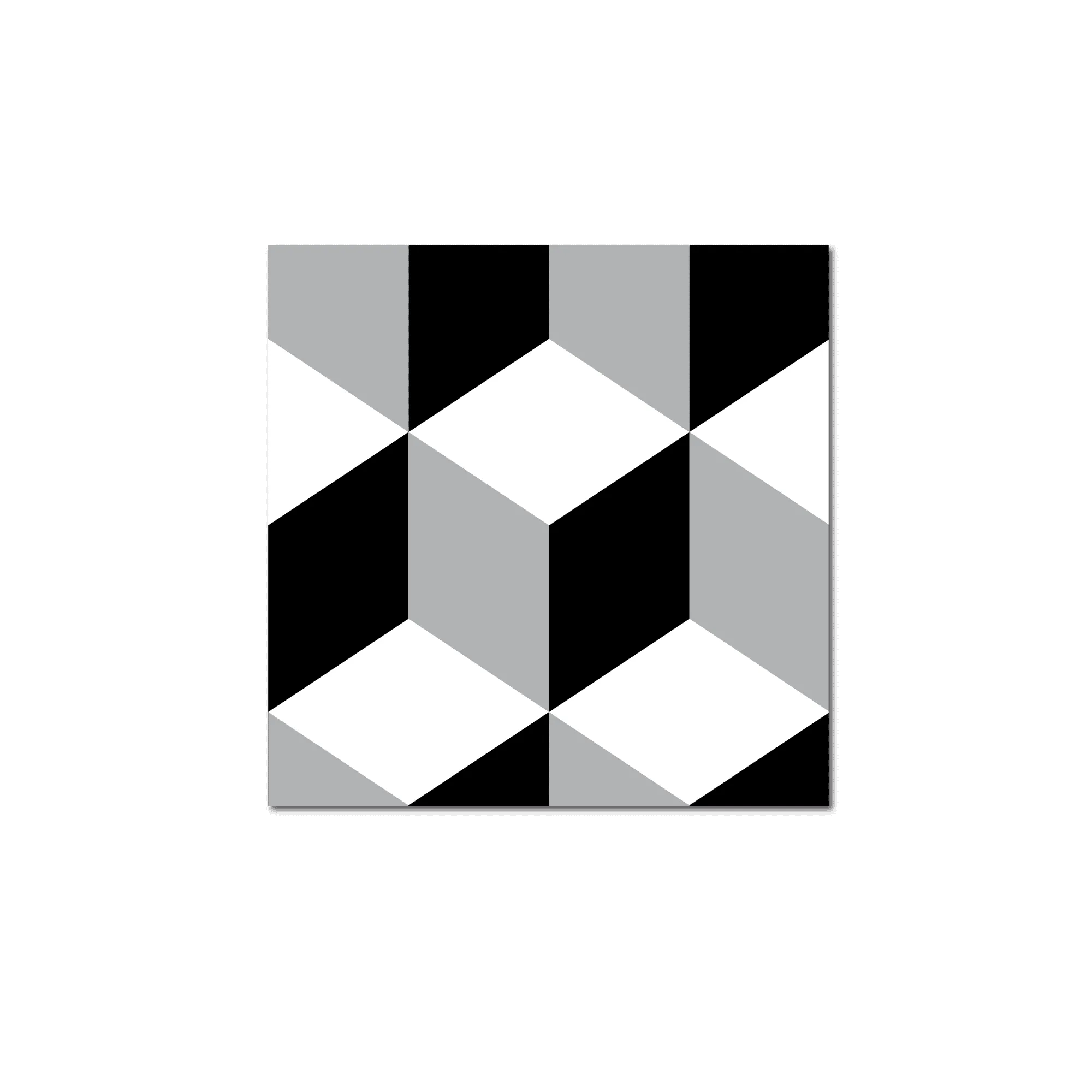 Grosfillex Revêtement adhésif SOCHIC SQUARE KUBE noir - 4MURS