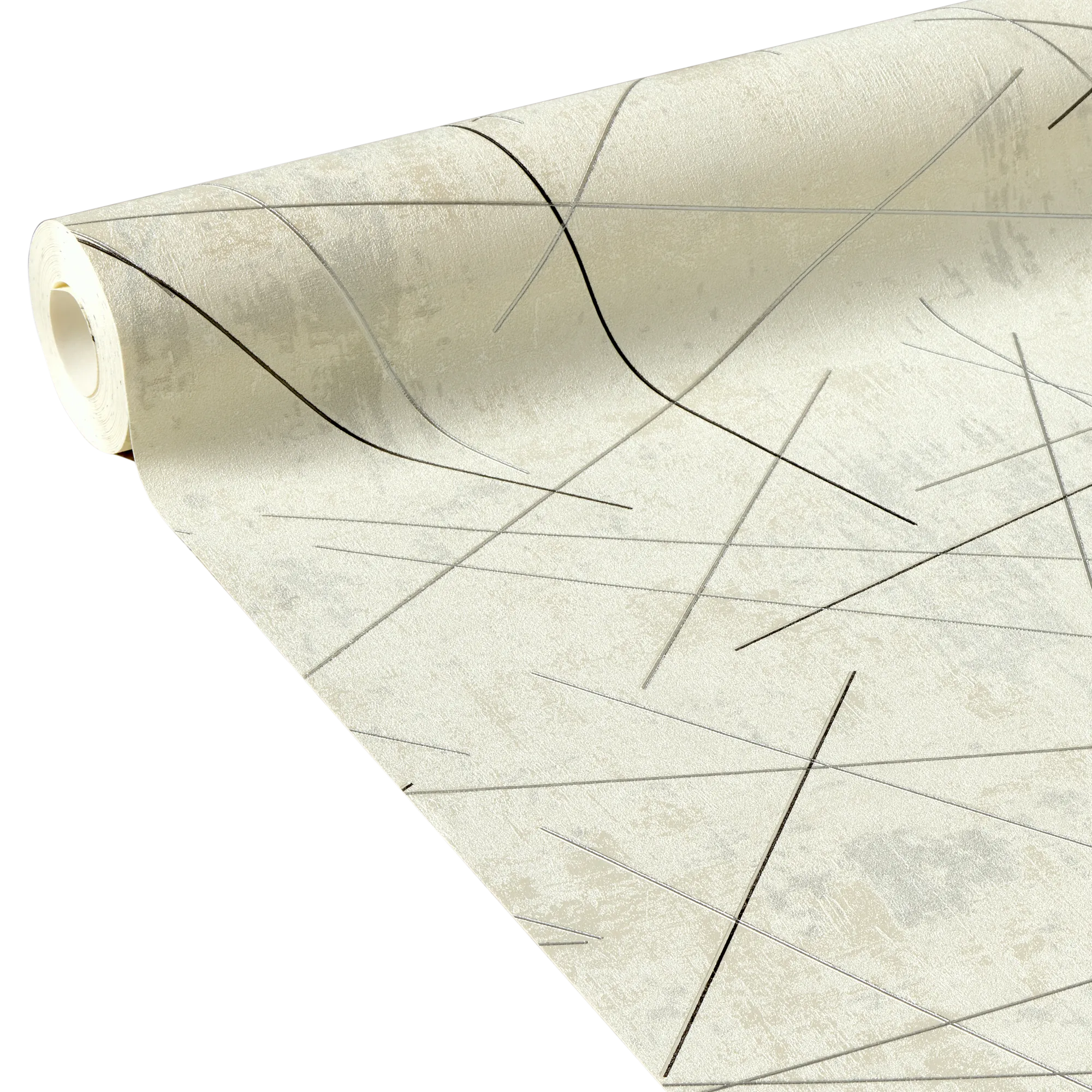 Papier peint intissé SEDNA coloris blanc - 4MURS