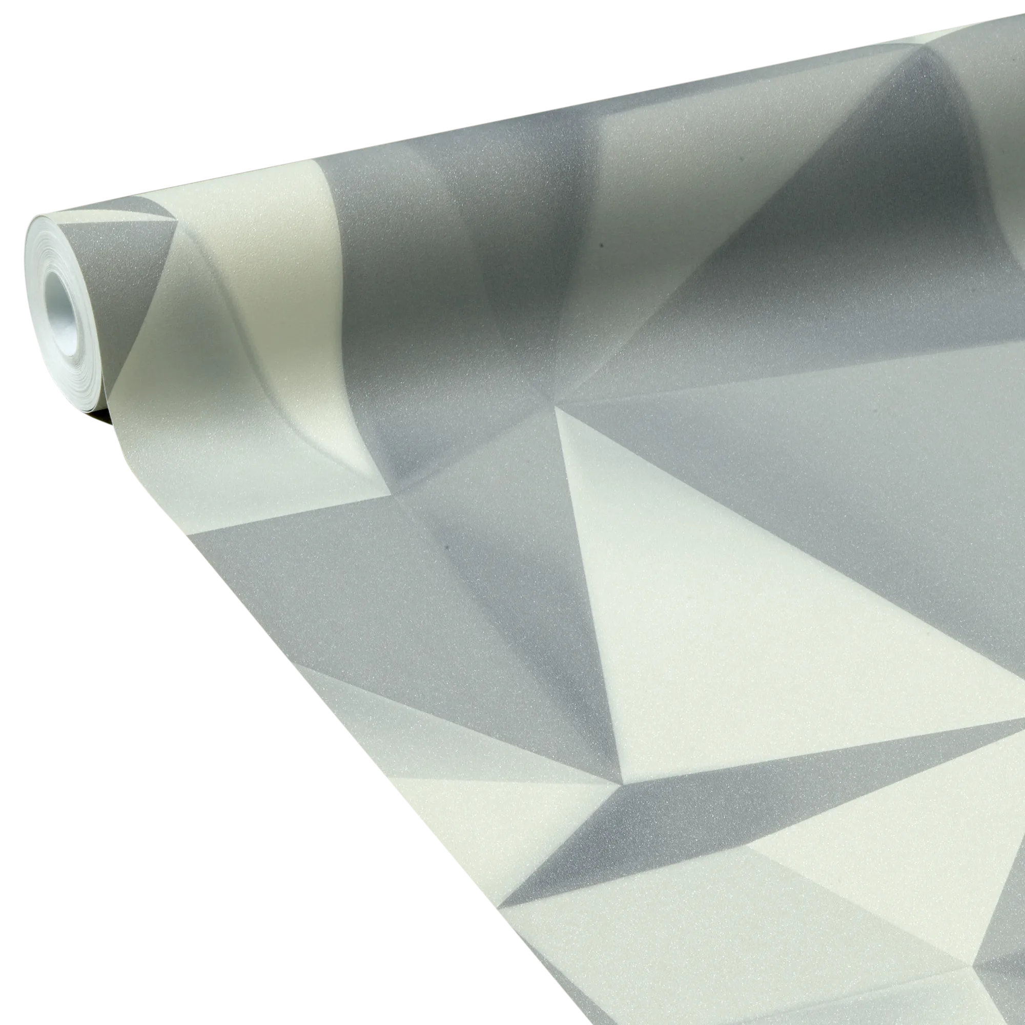 Papier peint intissé SWAN coloris blanc grisé - 4MURS