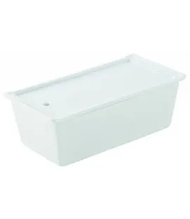 Terrine rectangulaire blanc porcelaine culinaire 24,2x11,4 cm Les Essentiels Revol