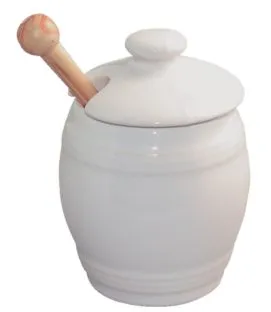 Moutardier rond blanc porcelaine culinaire Ø 7 cm Les Essentiels Revol