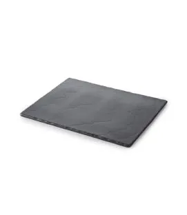 Plateau rectangulaire noir porcelaine culinaire 32,5 cm Basalt Revol