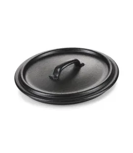 Couvercle pour cocotte ovale noir porcelaine culinaire 13,5x12,2 cm Belle Cuisine Revol