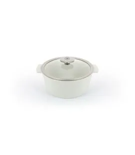 Cocotte avec induction rond transparent porcelaine culinaire Ø 22 cm Revolution 2 Revol