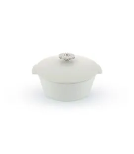 Cocotte avec induction rond blanc porcelaine culinaire Ø 26 cm Revolution 2 Revol