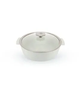Cocotte avec induction rond transparent porcelaine culinaire Ø 28 cm Revolution 2 Revol