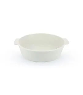 Cocotte avec induction ovale blanc porcelaine culinaire 30,5x25,5 cm Revolution 2 Revol