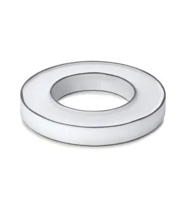 Centre de table rond blanc porcelaine culinaire Ø 27,5 cm Caractère Revol