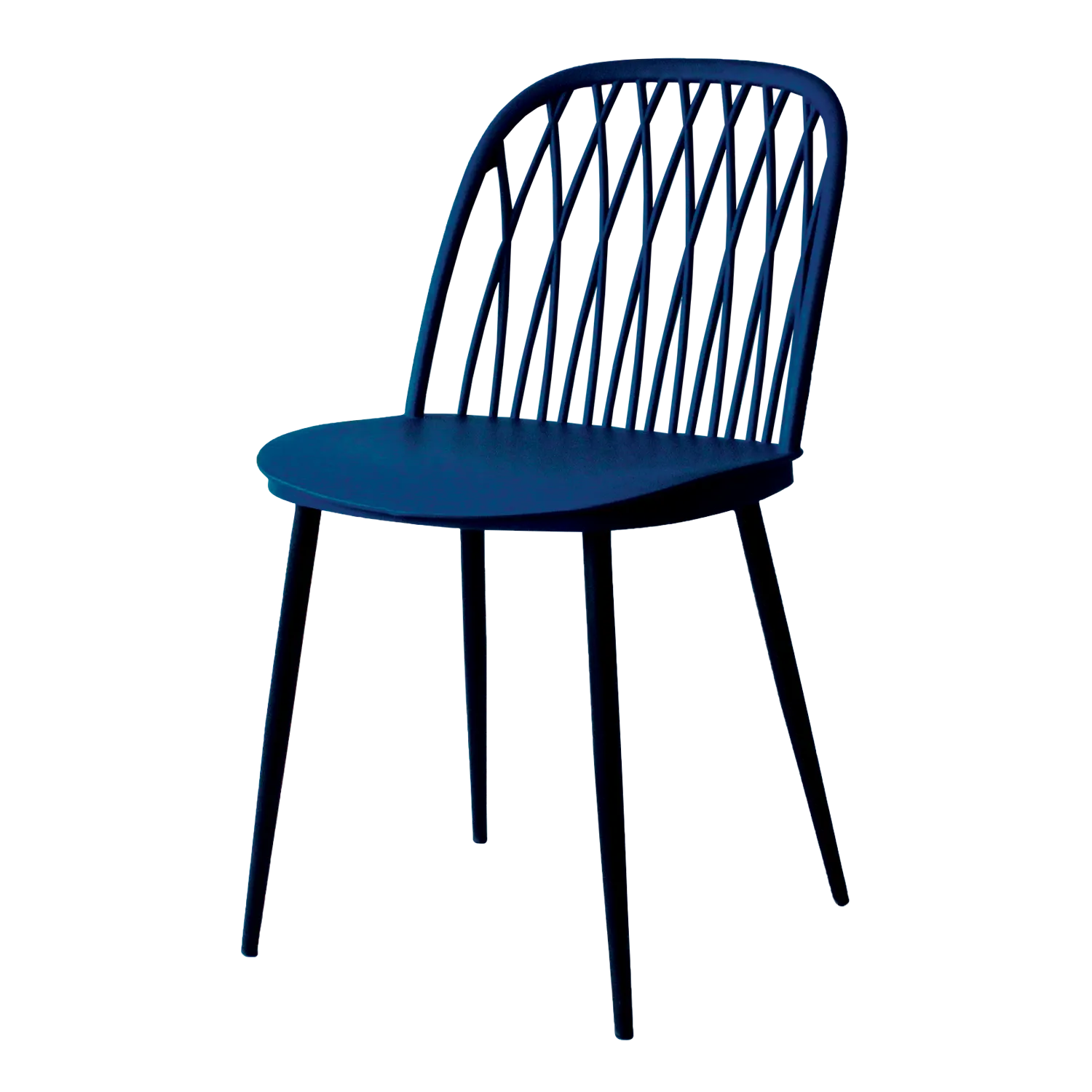 4MURS Chaise LUANA coloris bleu nuit - 4MURS