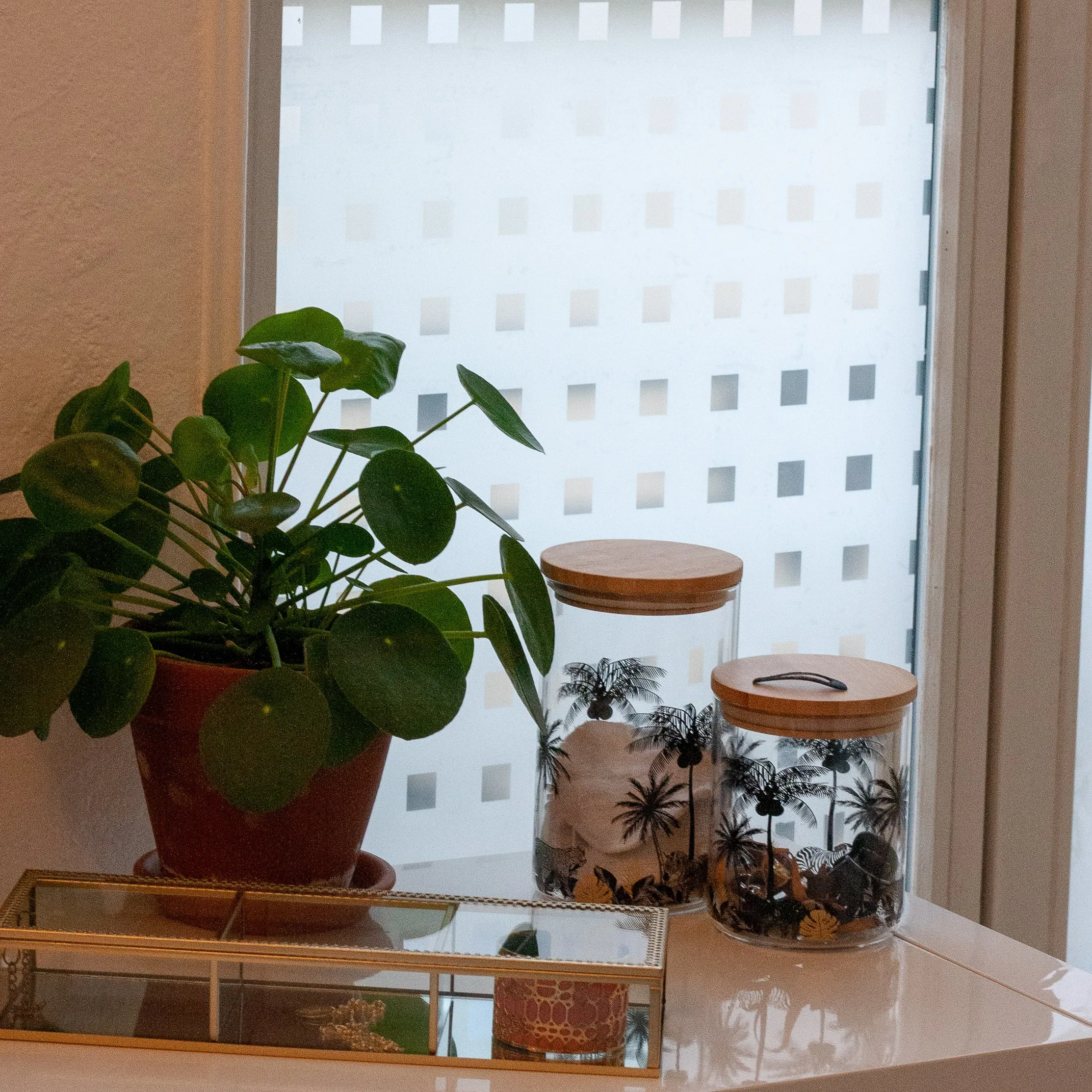 Revêtement adhésif vitrostatique BLOCKS 67,5 cm - 4MURS