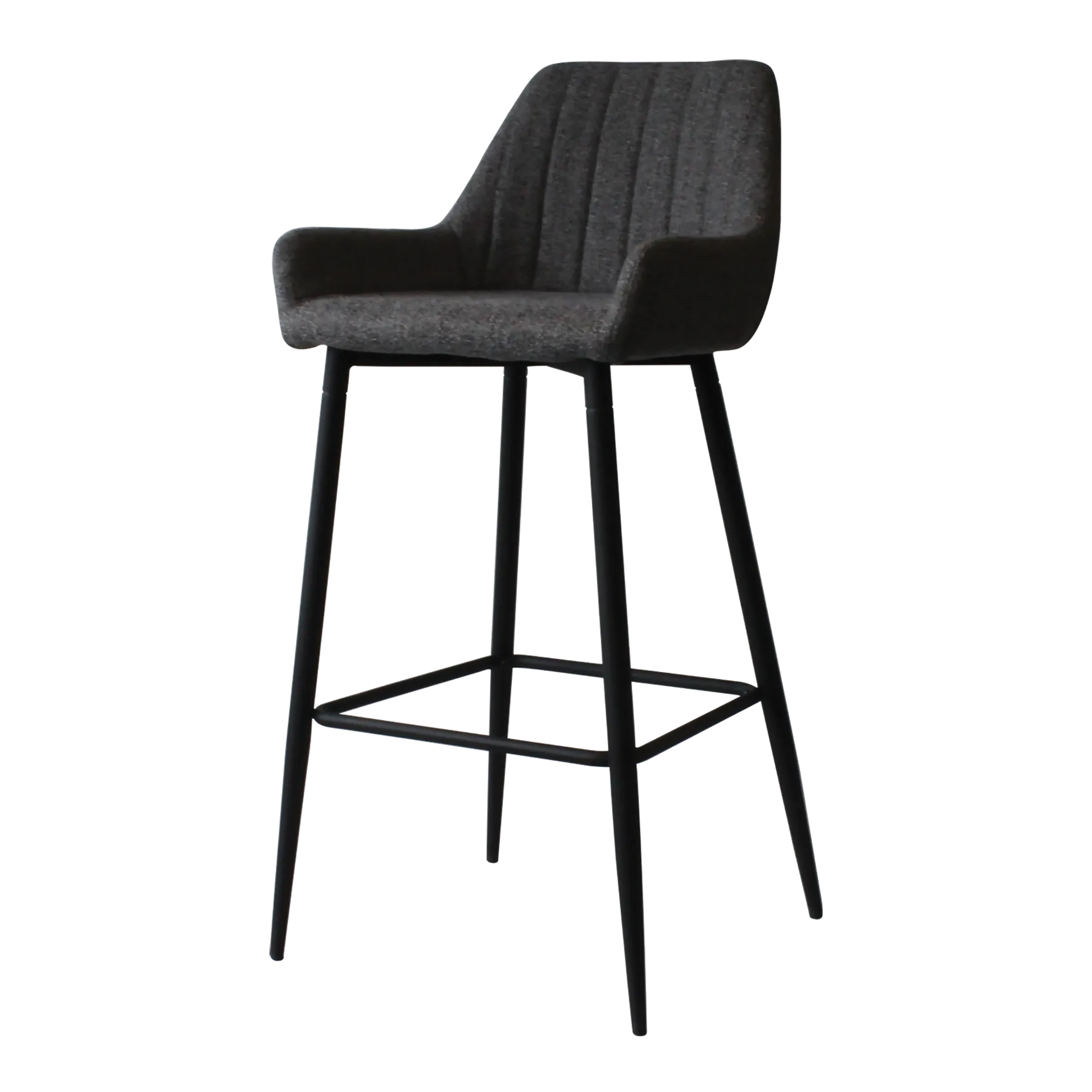 4MURS Tabouret de bar CASSIA coloris gris chiné - 4MURS